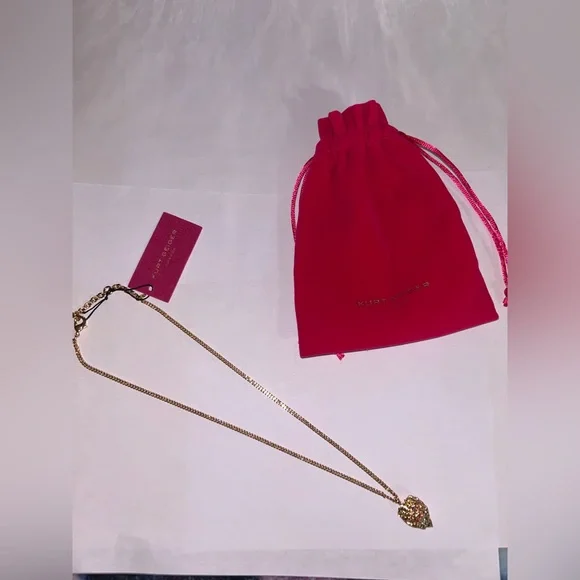 Kurt Geiger Pave Eagle Necklace  gold chain & multicolored dust bag, gift boxNWT - Picture 4 of 11